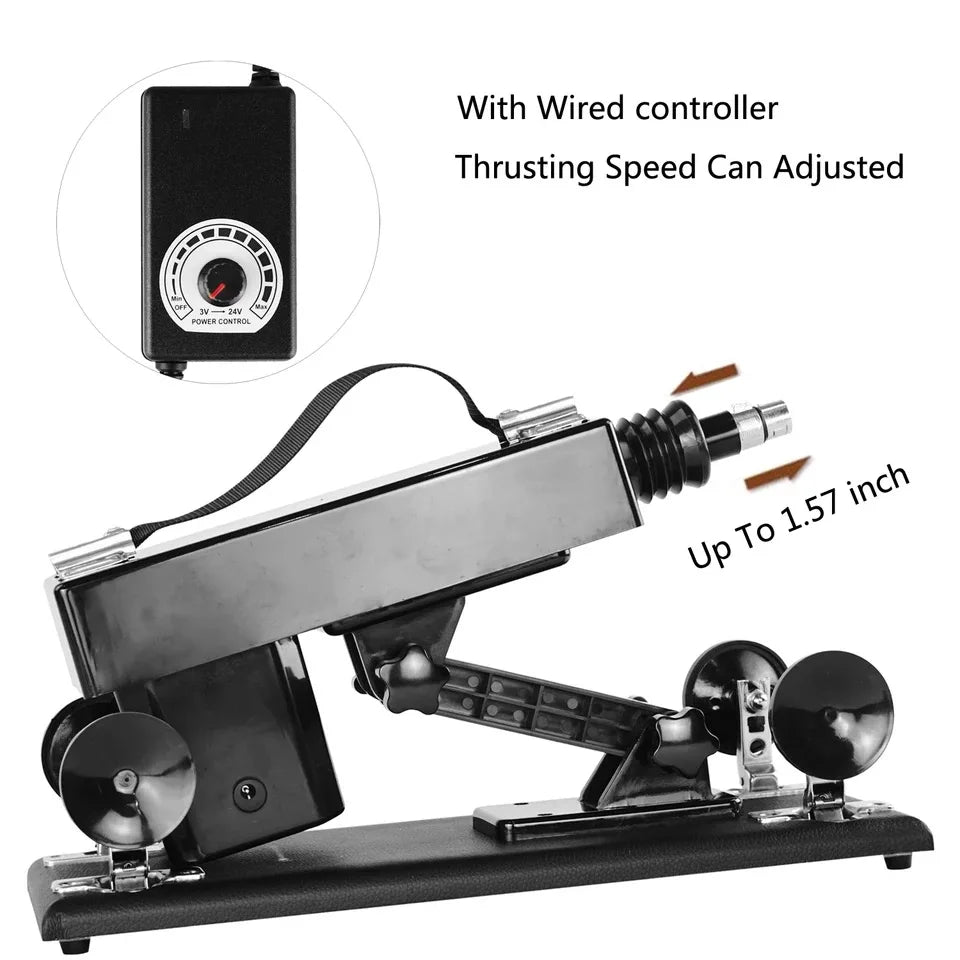 Automatic Powerful Sex Love Machines Thrusting Dildo Masturbating Pumping Vibrator Female Suction Cup Masturbation Sex Machine