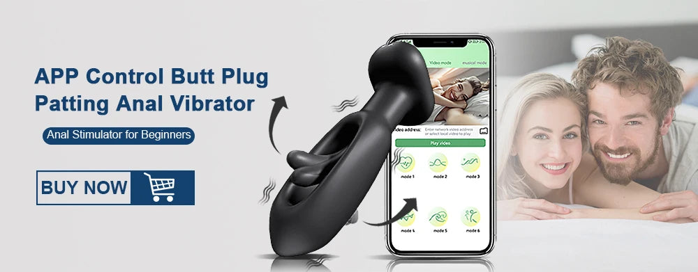 Male Thrusting Prostate Massager Bluetooth APP Vibrator for Men Gay Anal Plug Wireless Remote Butt Plug Sex Toy for Couples