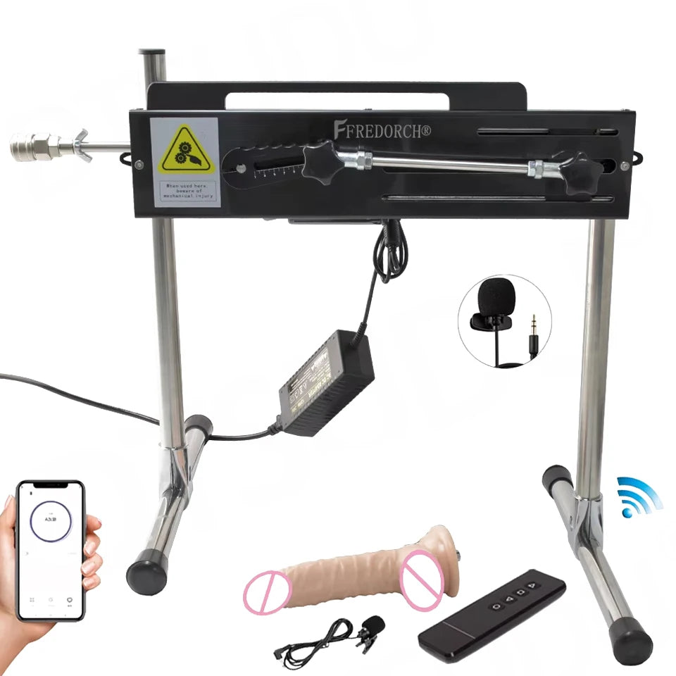FREDORCH Sex Machine Remote Super Silent Ultra Adjustable Vac u Lock 3-15CM 120W Love Machine With Dildo sex machine sex toy