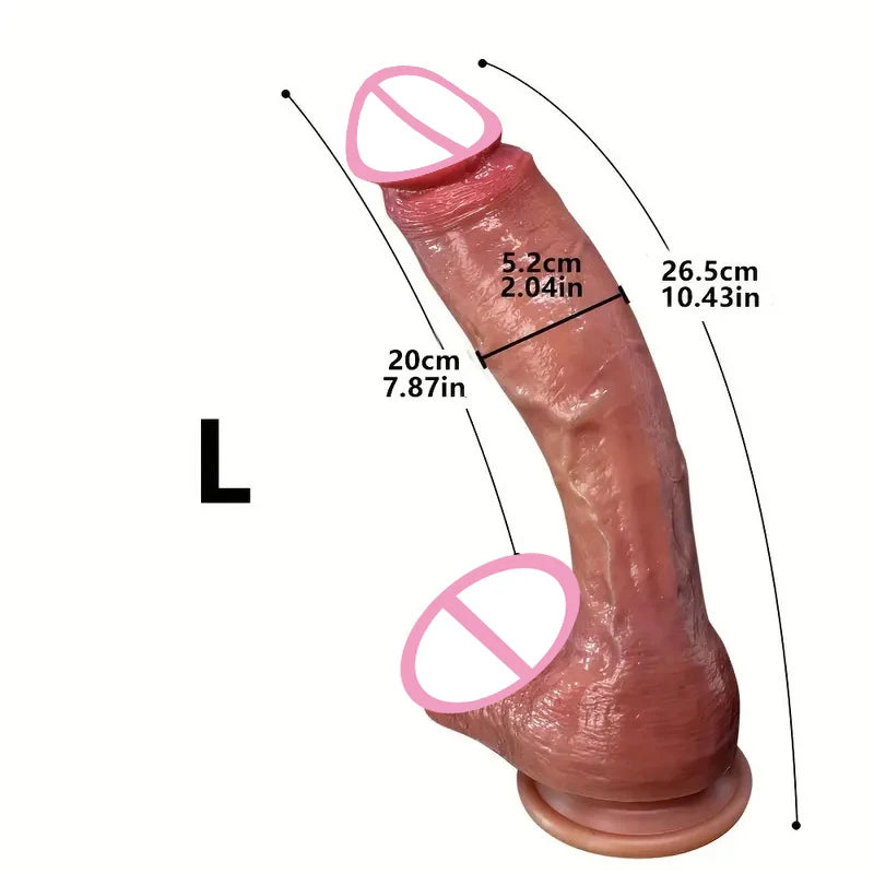 Cheap Dildo Huge Realistic Penis Suction Cup Strap-on Double Penetration Anal Plug Vaginal Masturbator Adults Sex Toys For Women