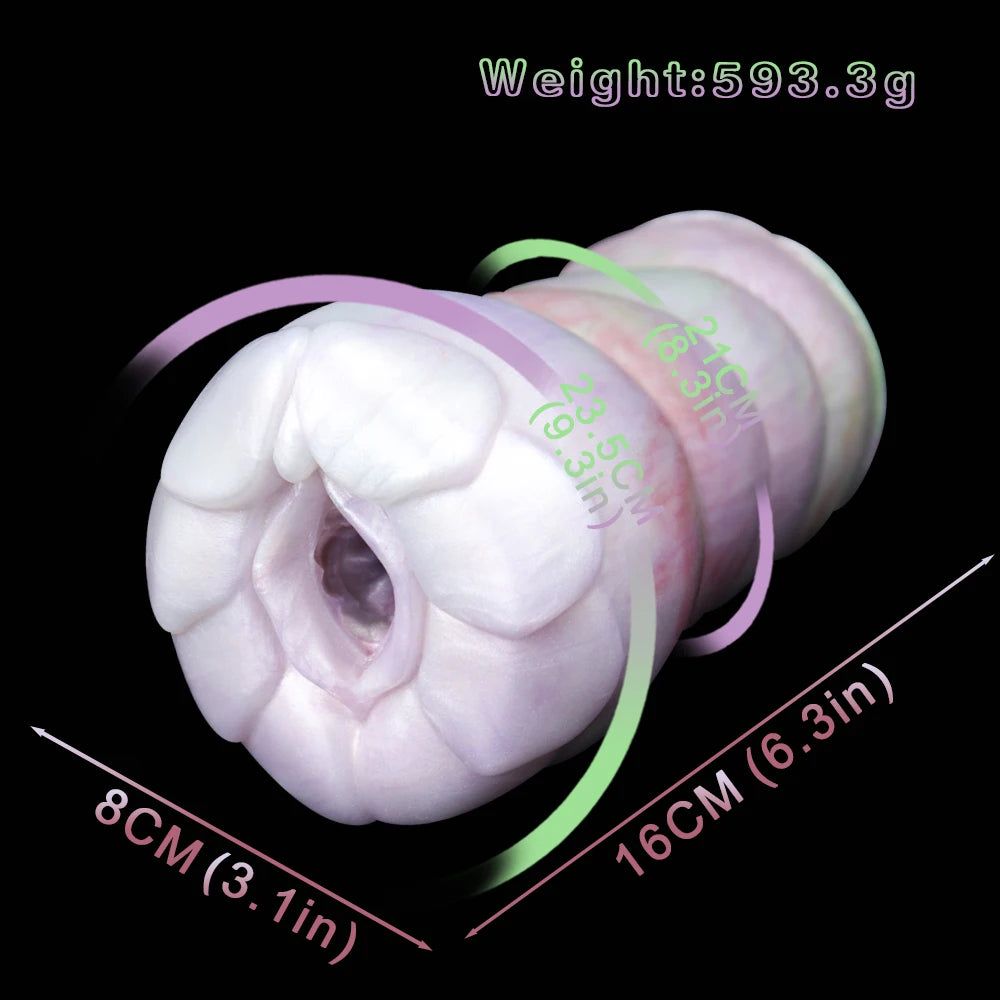 LUUK New Animal Dragon Big Mouth Masturbator For Men Soft Silicone Realistic Vagina Penis Stimulate Pocket Pussy Sexy Adult Toys