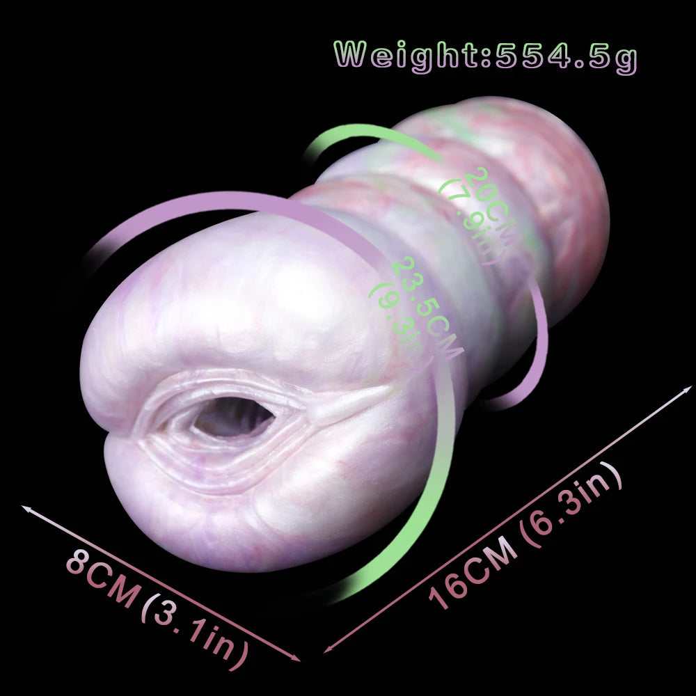 LUUK New Animal Dragon Big Mouth Masturbator For Men Soft Silicone Realistic Vagina Penis Stimulate Pocket Pussy Sexy Adult Toys