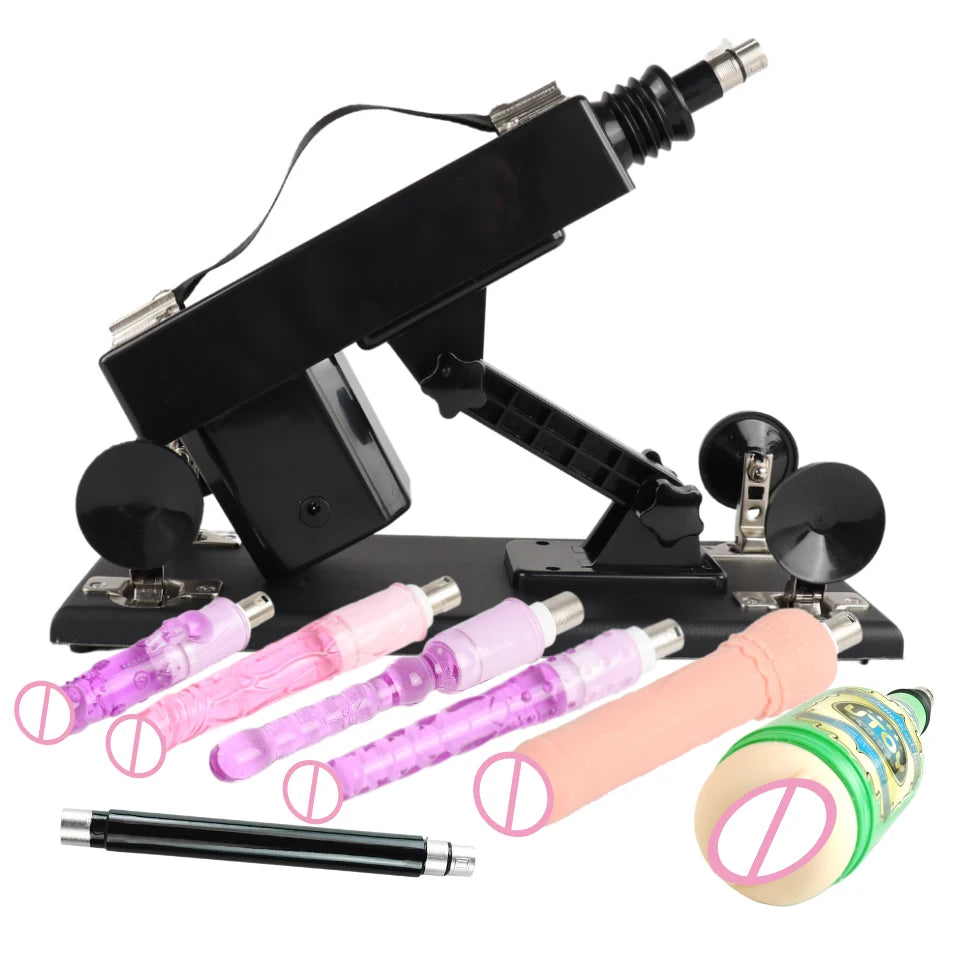 Automatic Powerful Sex Love Machines Thrusting Dildo Masturbating Pumping Vibrator Female Suction Cup Masturbation Sex Machine