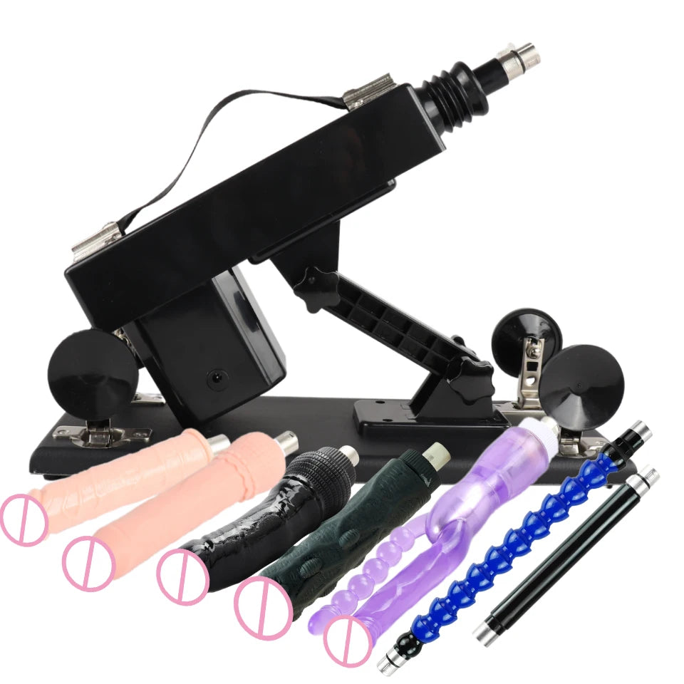 Automatic Powerful Sex Love Machines Thrusting Dildo Masturbating Pumping Vibrator Female Suction Cup Masturbation Sex Machine