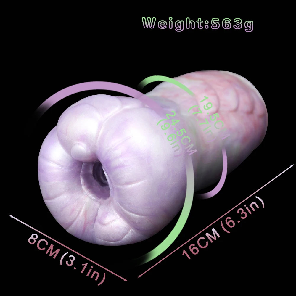 LUUK New Animal Dragon Big Mouth Masturbator For Men Soft Silicone Realistic Vagina Penis Stimulate Pocket Pussy Sexy Adult Toys