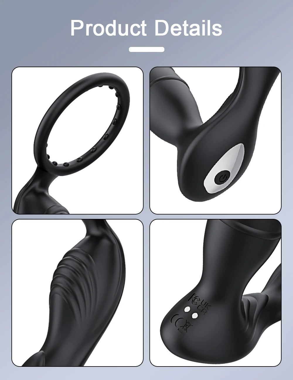 Male Thrusting Prostate Massager Bluetooth APP Vibrator for Men Gay Anal Plug Wireless Remote Butt Plug Sex Toy for Couples