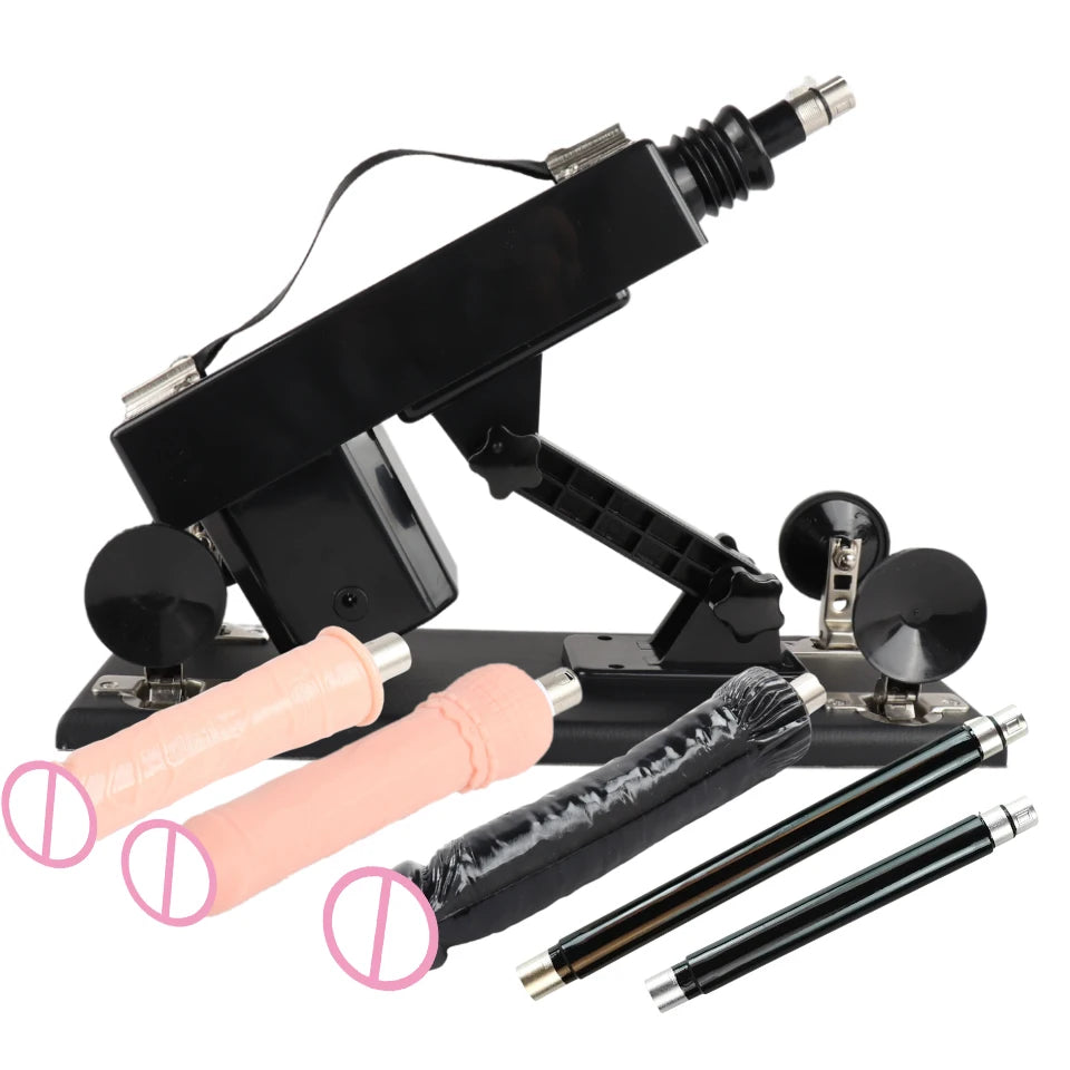 Automatic Powerful Sex Love Machines Thrusting Dildo Masturbating Pumping Vibrator Female Suction Cup Masturbation Sex Machine