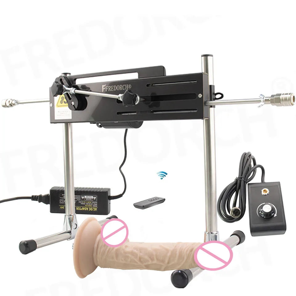 FREDORCH Sex Machine Remote Super Silent Ultra Adjustable Vac u Lock 3-15CM 120W Love Machine With Dildo sex machine sex toy