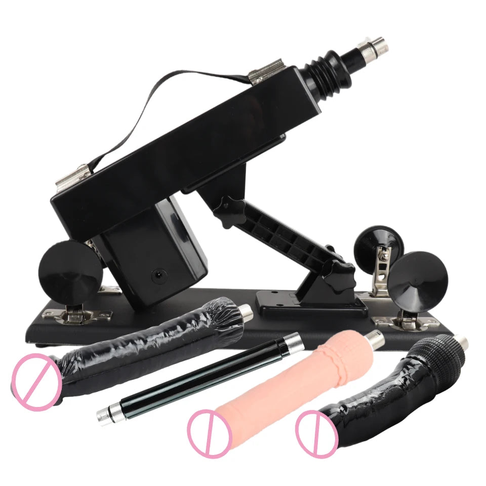 Automatic Powerful Sex Love Machines Thrusting Dildo Masturbating Pumping Vibrator Female Suction Cup Masturbation Sex Machine