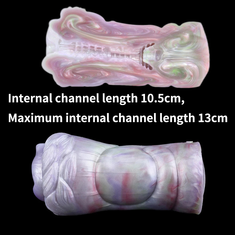 LUUK New Animal Dragon Big Mouth Masturbator For Men Soft Silicone Realistic Vagina Penis Stimulate Pocket Pussy Sexy Adult Toys