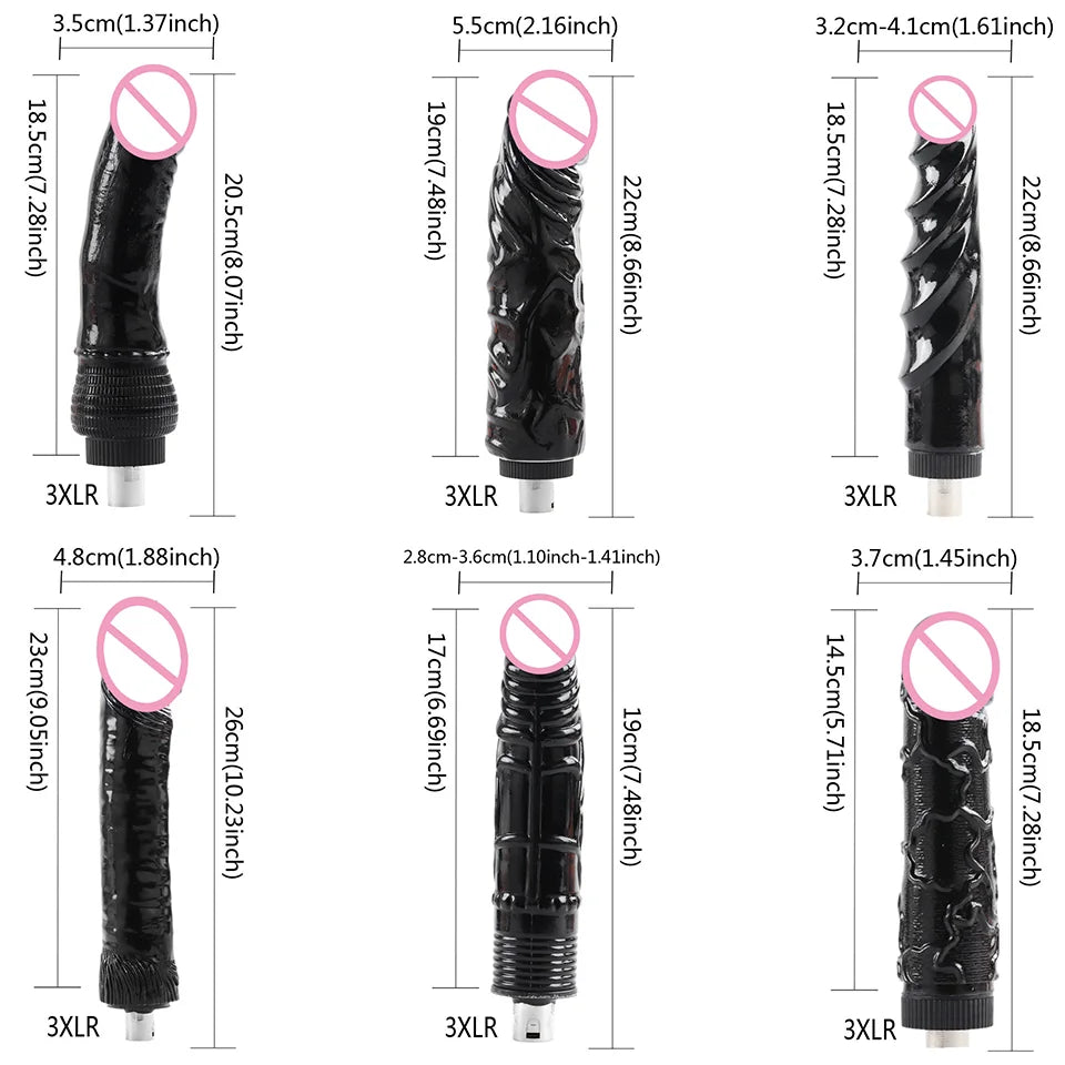 FREDORCH Sex Machine Adjustable Automatic Female Masturbating Pumping with 3XLR Sex Gun Love Machine for Woman Adult Sex Toy