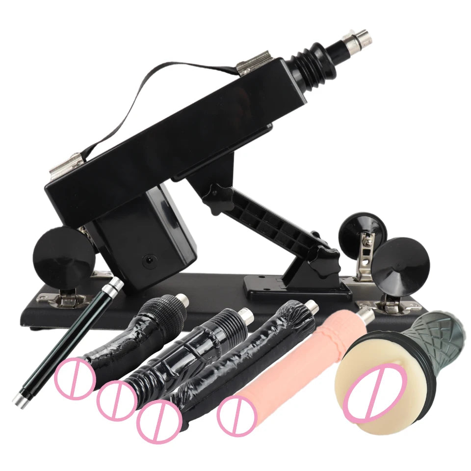 Automatic Powerful Sex Love Machines Thrusting Dildo Masturbating Pumping Vibrator Female Suction Cup Masturbation Sex Machine