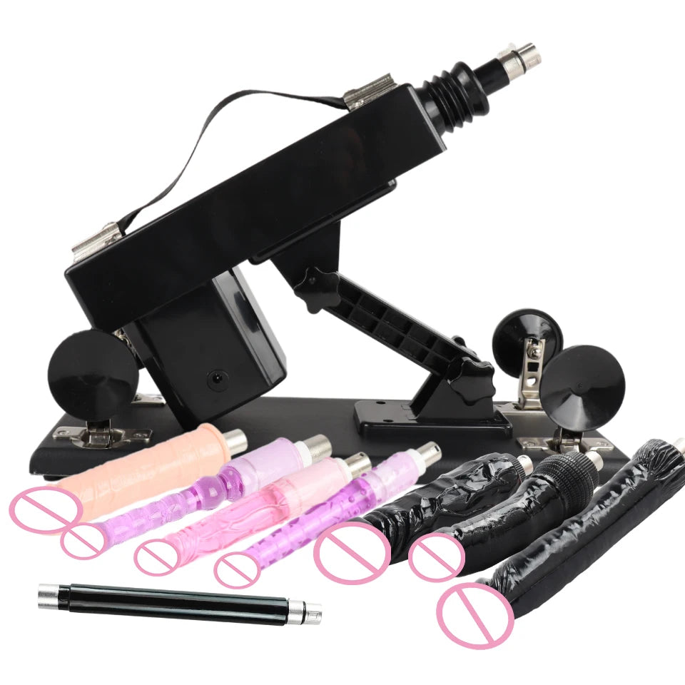 Automatic Powerful Sex Love Machines Thrusting Dildo Masturbating Pumping Vibrator Female Suction Cup Masturbation Sex Machine