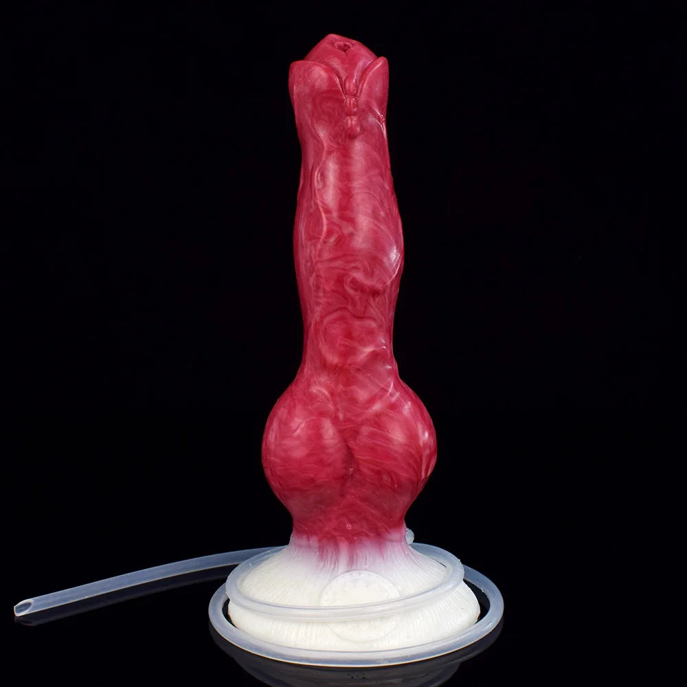 NNSX Squirting Dildo with Strong Sucker Big Knot Anal Plug Silicone Dilatador Anal Dildos Penetration Large Toys for Woman Man