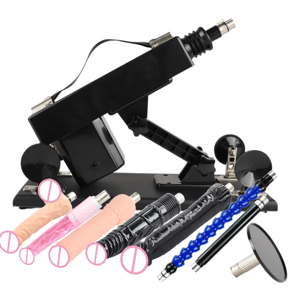 Automatic Powerful Sex Love Machines Thrusting Dildo Masturbating Pumping Vibrator Female Suction Cup Masturbation Sex Machine