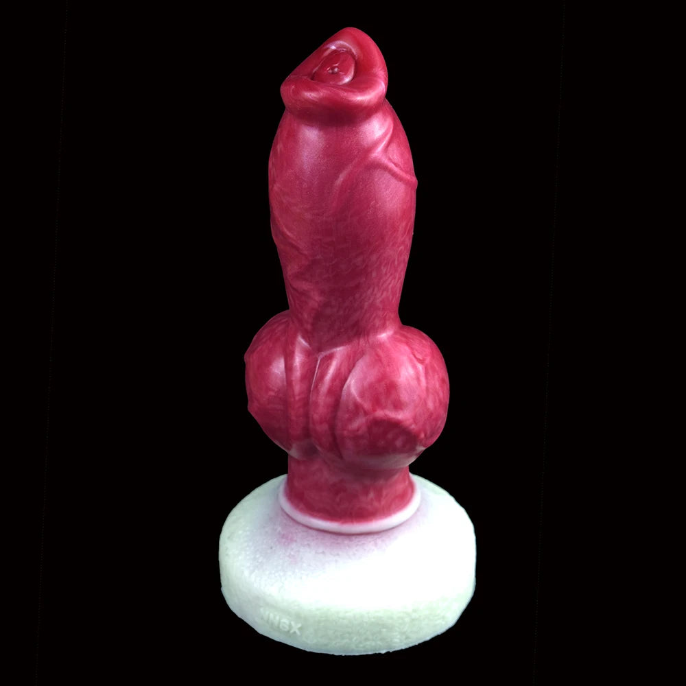 NNSX Animal Anal Dildo With Sucker Large Knot Dog Penis Butt Plug Anus Dilators Sexy Tools Ass Toys For Men Advanced Players