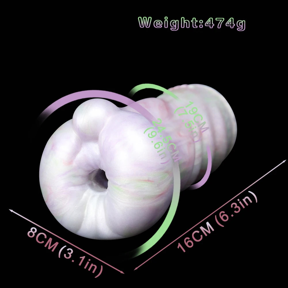 LUUK New Animal Dragon Big Mouth Masturbator For Men Soft Silicone Realistic Vagina Penis Stimulate Pocket Pussy Sexy Adult Toys