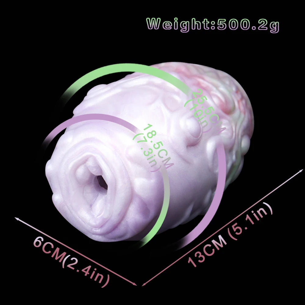 LUUK New Animal Dragon Big Mouth Masturbator For Men Soft Silicone Realistic Vagina Penis Stimulate Pocket Pussy Sexy Adult Toys