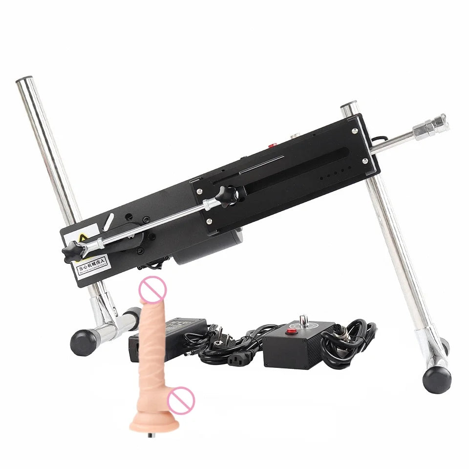 FREDORCH Retractable 3-15cm Automatic Masturbation Dildo Sex Machine Adult Couple SM Sex Toy, Female Vaginal Vibrator