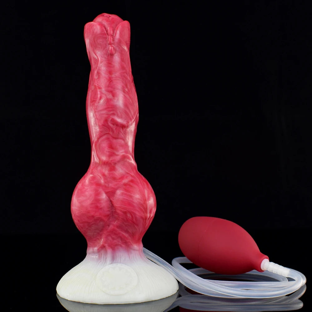 NNSX Squirting Dildo with Strong Sucker Big Knot Anal Plug Silicone Dilatador Anal Dildos Penetration Large Toys for Woman Man
