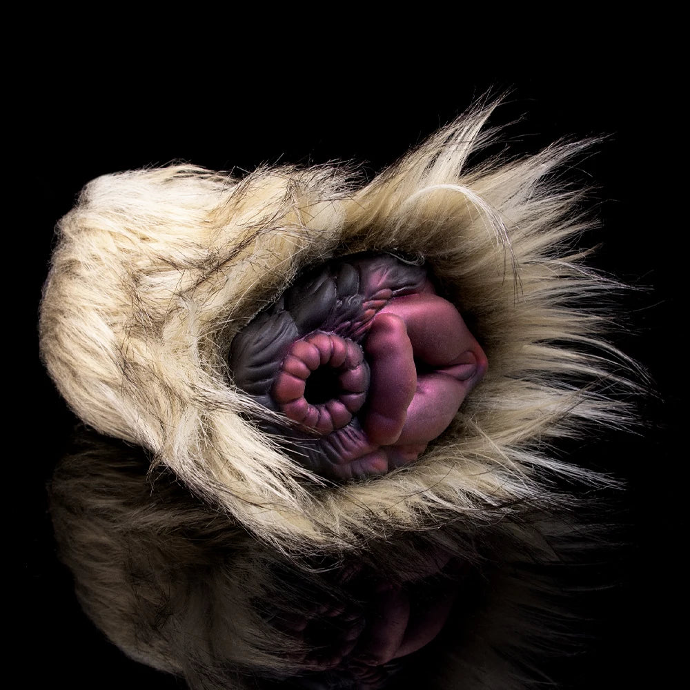 YOCY Realistic Animal Pussy Men Masturbator Soft Silicone Vaginal Anal Channel Fantasy Stroker Toy Fetish With Lifelike Fur