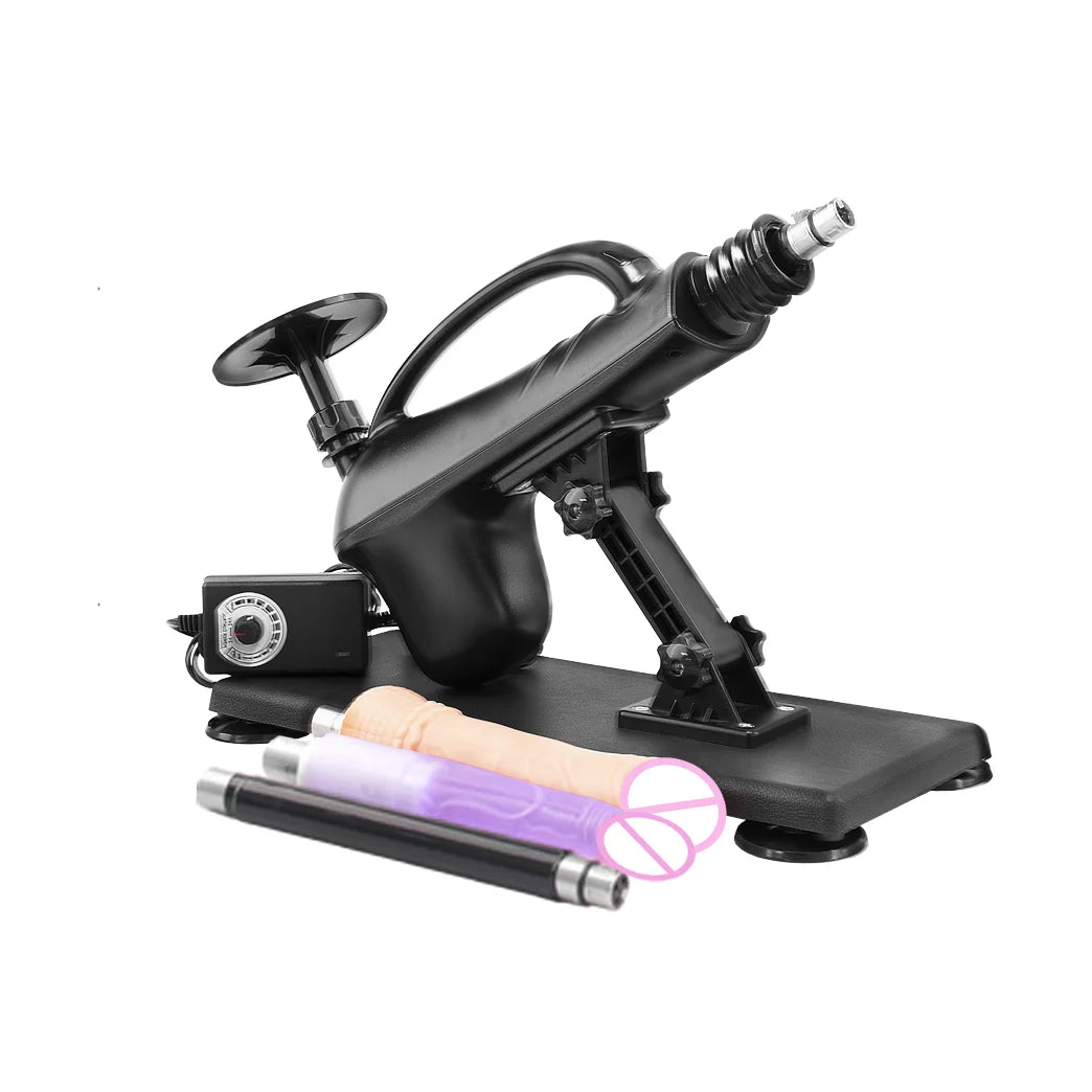 FREDORCH Sex Machine Adjustable Automatic Female Masturbating Pumping with 3XLR Sex Gun Love Machine for Woman Adult Sex Toy