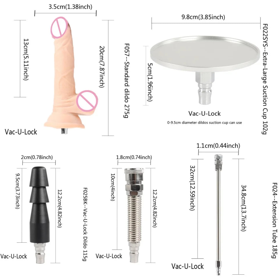 FREDORCH Retractable 3-15cm Automatic Masturbation Dildo Sex Machine Adult Couple SM Sex Toy, Female Vaginal Vibrator