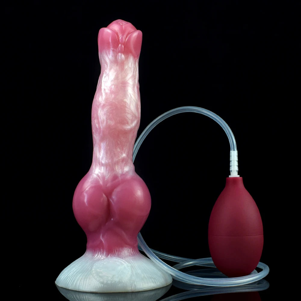 NNSX Squirting Dildo with Strong Sucker Big Knot Anal Plug Silicone Dilatador Anal Dildos Penetration Large Toys for Woman Man