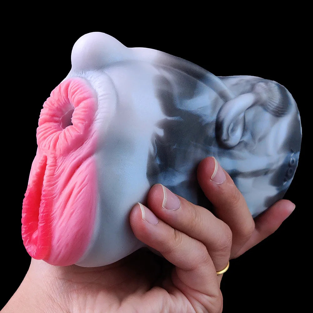 YOCY Fantasy Horse Butt Men Masturbator Animal Fetish Stroker Liquid Silicone Sex Toy Penis Massager Adult 18+