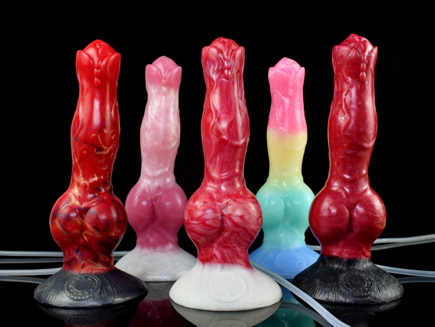 NNSX Squirting Dildo with Strong Sucker Big Knot Anal Plug Silicone Dilatador Anal Dildos Penetration Large Toys for Woman Man