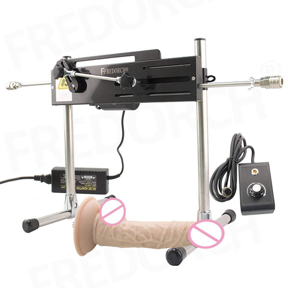 FREDORCH Sex Machine  Remote Super Silent Ultra Adjustable Vac u Lock 3-15CM 120W Love Machine With Dildo sex machine  sex toy