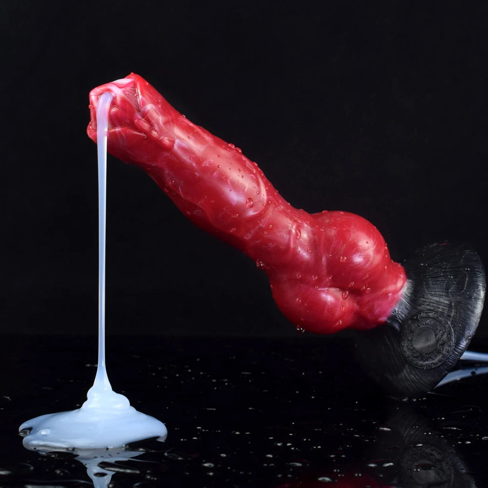 NNSX Squirting Dildo with Strong Sucker Big Knot Anal Plug Silicone Dilatador Anal Dildos Penetration Large Toys for Woman Man