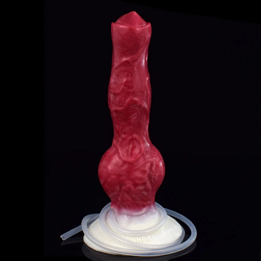 NNSX Squirting Dildo with Strong Sucker Big Knot Anal Plug Silicone Dilatador Anal Dildos Penetration Large Toys for Woman Man