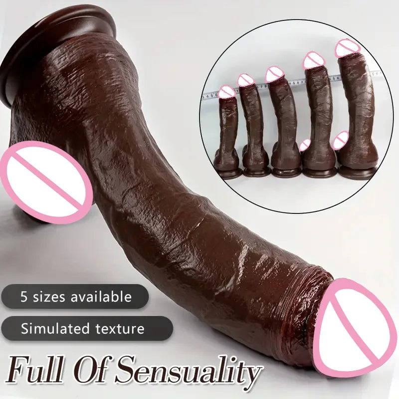 Super Long Skin Dildo Penis Realistic Cock Masturbator Makeup Double Penetration Anal Plug Strapon Dick Adult supplies Sex toys