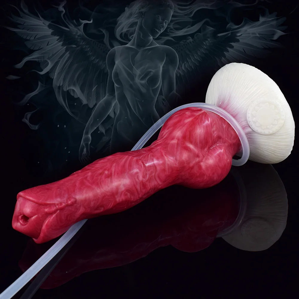 NNSX Squirting Dildo with Strong Sucker Big Knot Anal Plug Silicone Dilatador Anal Dildos Penetration Large Toys for Woman Man