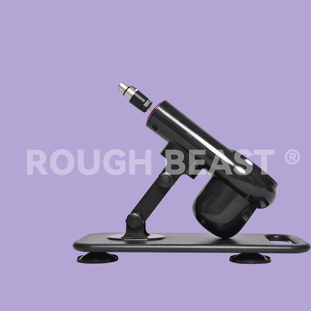 ROUGH BEAST Automatic Sex Machine with Big Black Dildo for Women Love Machine Masturbation Pumping Gun for Couple Men Sex Toys