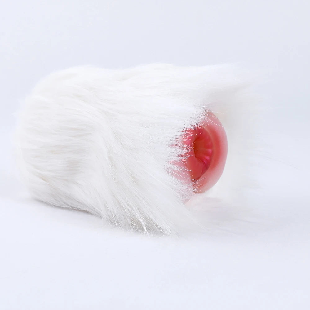YOCY Realistic Animal Pussy Men Masturbator Soft Silicone Vaginal Anal Channel Fantasy Stroker Toy Fetish With Lifelike Fur