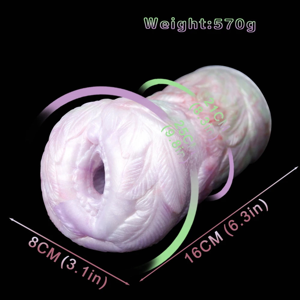 LUUK New Animal Dragon Big Mouth Masturbator For Men Soft Silicone Realistic Vagina Penis Stimulate Pocket Pussy Sexy Adult Toys