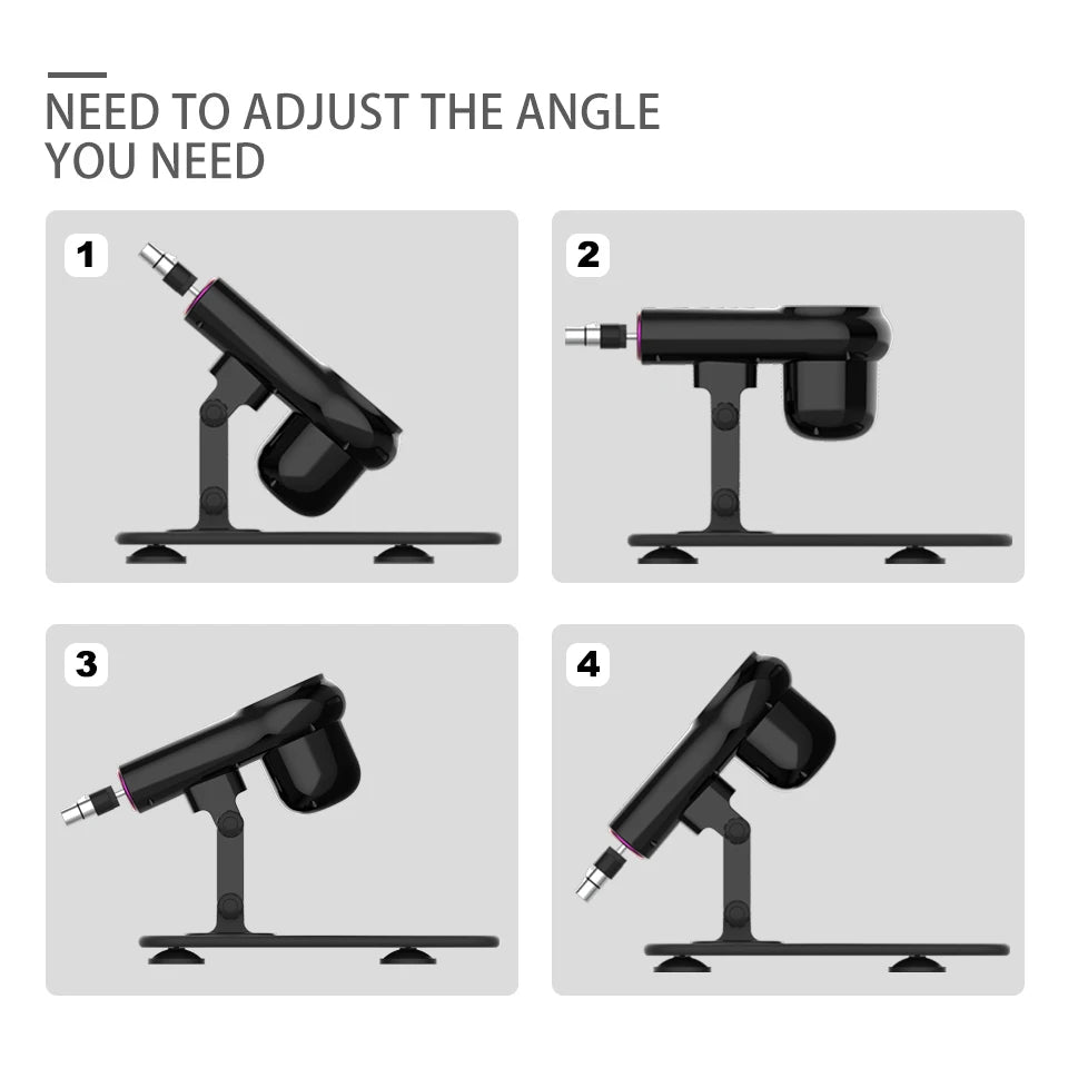 ROUGH BEAST 3XLR Sex Machine with Dildo Attachment Wireless Automatic Masturbation Machine for Women and Men Telescopic Sex Toys