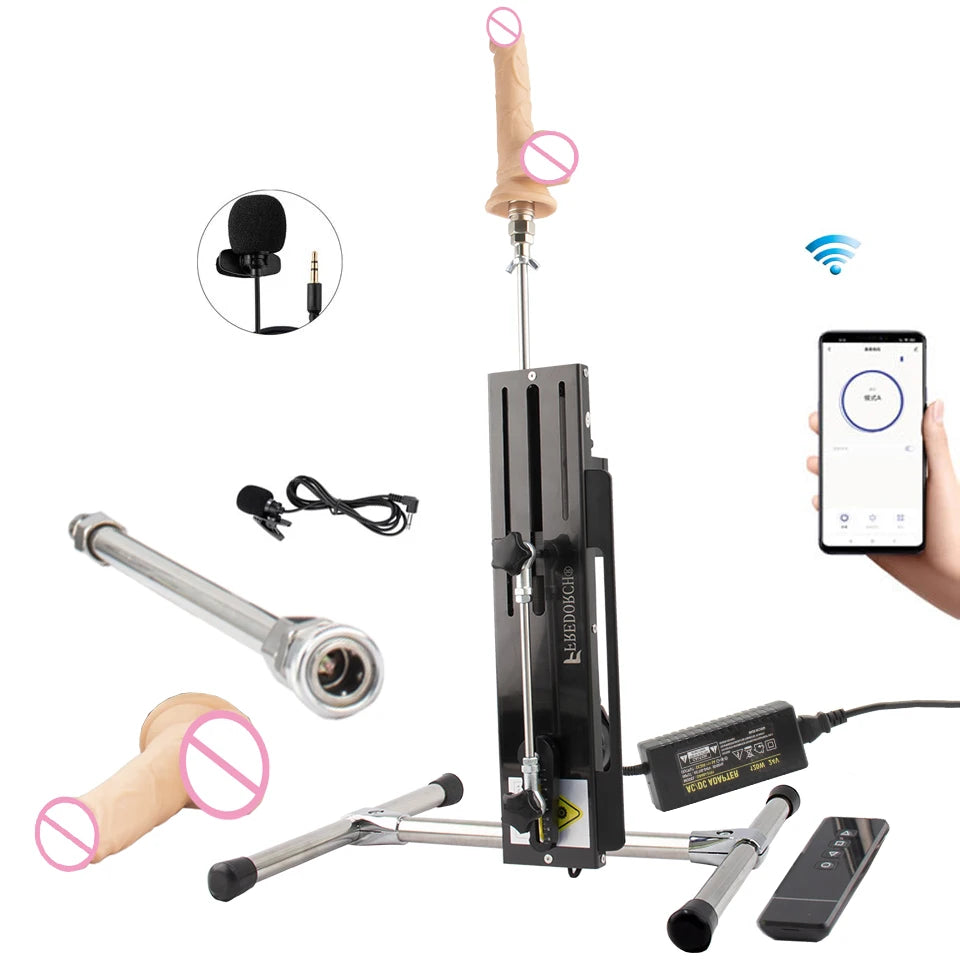 FREDORCH Sex Machine  Remote Super Silent Ultra Adjustable Vac u Lock 3-15CM 120W Love Machine With Dildo sex machine  sex toy