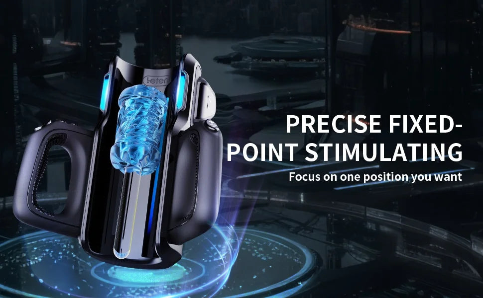 Leten THRUSTING-PRO High Telescopic Male Masturbator Cup Automatic Vagina Phone Holder Machine Sex Toys For Men Adults 18