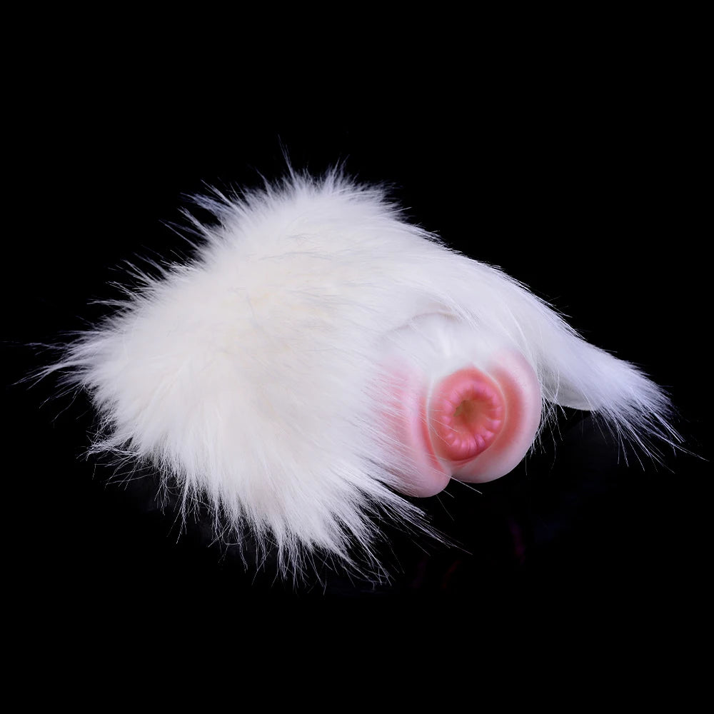 YOCY Realistic Animal Pussy Men Masturbator Soft Silicone Vaginal Anal Channel Fantasy Stroker Toy Fetish With Lifelike Fur