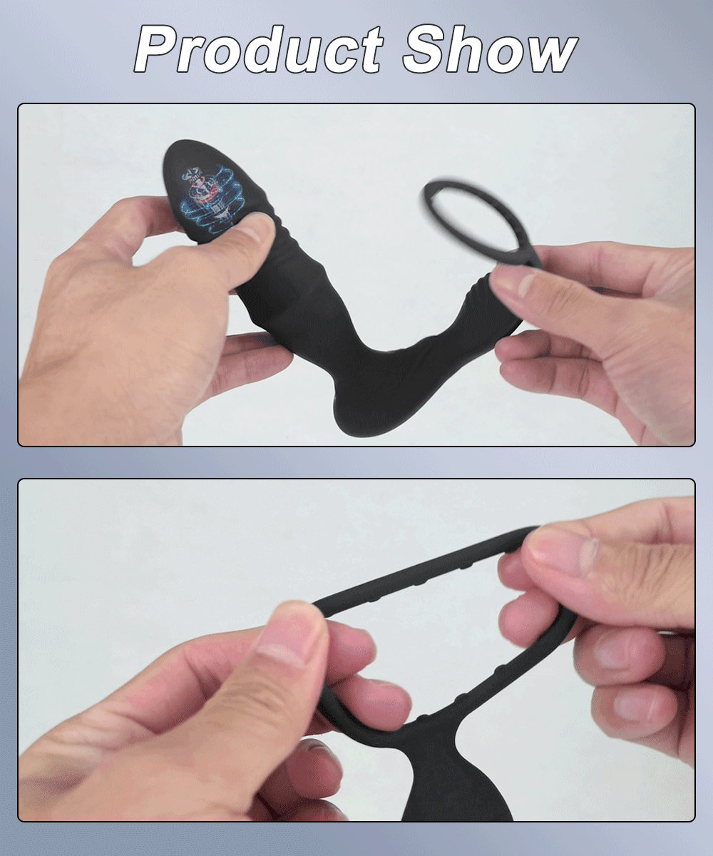Male Thrusting Prostate Massager Bluetooth APP Vibrator for Men Gay Anal Plug Wireless Remote Butt Plug Sex Toy for Couples