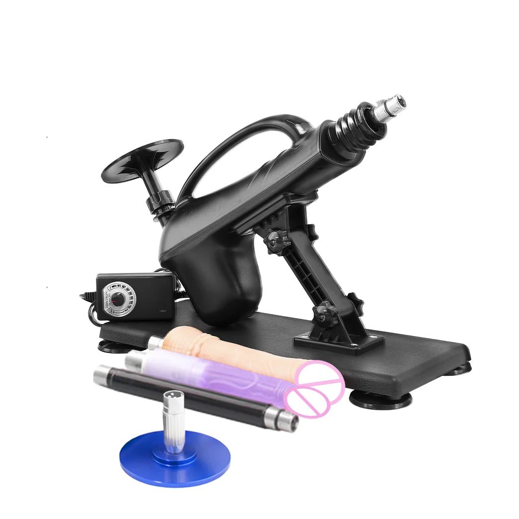 FREDORCH Sex Machine Adjustable Automatic Female Masturbating Pumping with 3XLR Sex Gun Love Machine for Woman Adult Sex Toy